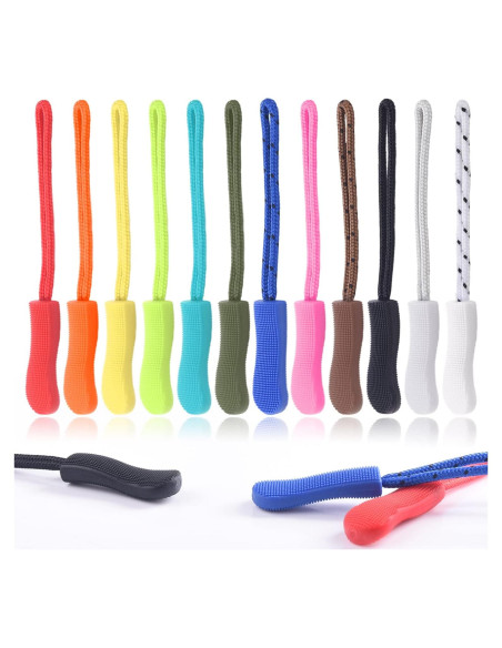 CooBigo 25 Pack Tiradores de Cremallera de Nylon - 12 Colores CooBigo 25 Pack Tiradores de Cremallera de Nylon - 12 Colores