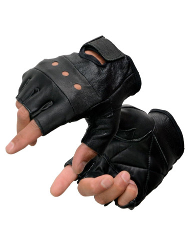 Guantes sin Dedos Milwaukee Leather SH355 para Motocicleta 3XL