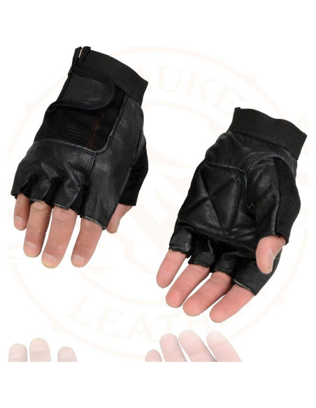 Guantes de Motocicleta Milwaukee Leather SH217 Sin Dedos XS Guantes de Motocicleta Milwaukee Leather SH217 Sin Dedos XS