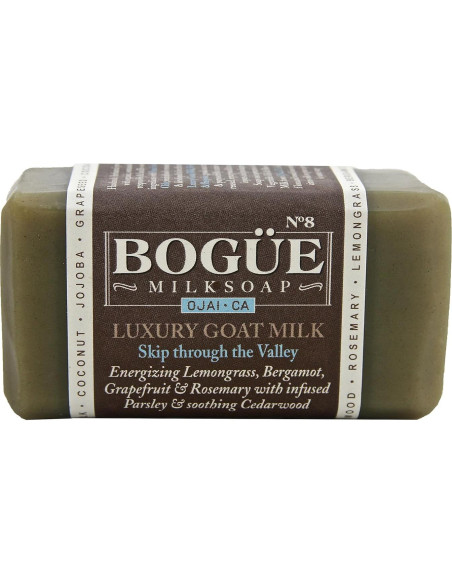Jabón Artesanal de Leche de Cabra Bogue No.8 con Cedro 133g Jabón Artesanal de Leche de Cabra Bogue No.8 con Cedro 133g