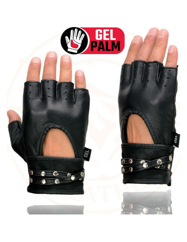 Guantes de moto Milwaukee Leather SH461 mujer sin dedos 3XL