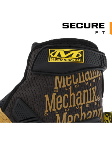 Guantes de Trabajo Mechanix Wear M-Pact Cuero Durahide Mediano