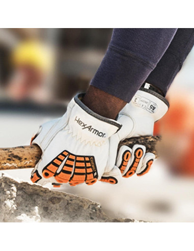 Guantes de trabajo HexArmor 4060 resistentes a cortes y calor