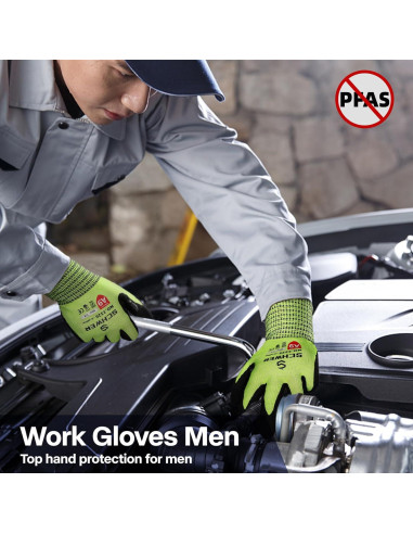 Guantes de Trabajo Schwer ProGuard PR3326 Amarillo XL