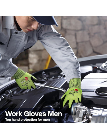 Guantes de Trabajo Schwer ProGuard PR3326 Amarillo XL Guantes de Trabajo Schwer ProGuard PR3326 Amarillo XL