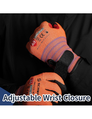 Guantes de Trabajo Schwer PM3326-W Invierno Aislantes 2 Pares