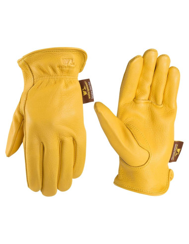 Guantes de Conducción de Cuero de Ciervo Wells Lamont 962S Pequeño