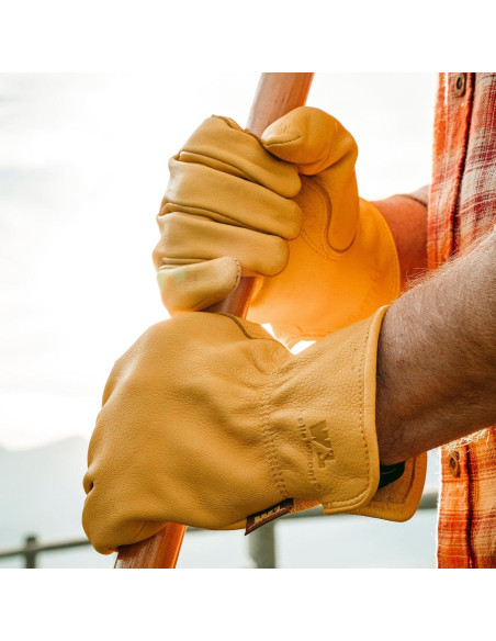 Guantes de Conducción de Cuero de Ciervo Wells Lamont 962S Pequeño Guantes de Conducción de Cuero de Ciervo Wells Lamont 962S Pequeño