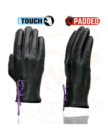Guantes de Cuero para Mujeres Milwaukee Leather MG7771 - Pequeño