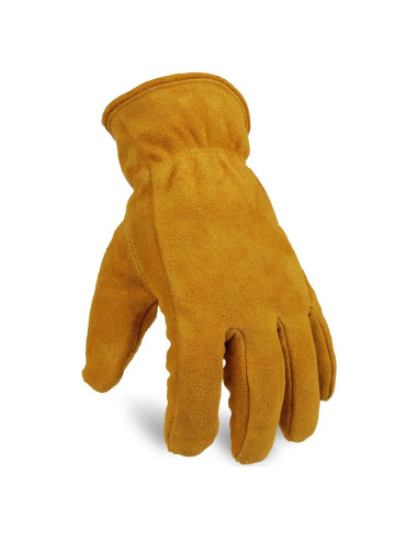 Guantes de Trabajo OZERO de Cuero Térmicos para Invierno