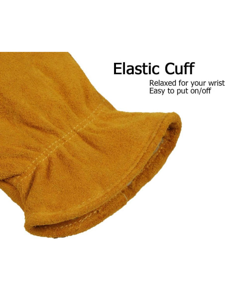 Guantes de Trabajo OZERO de Cuero Térmicos para Invierno Guantes de Trabajo OZERO de Cuero Térmicos para Invierno