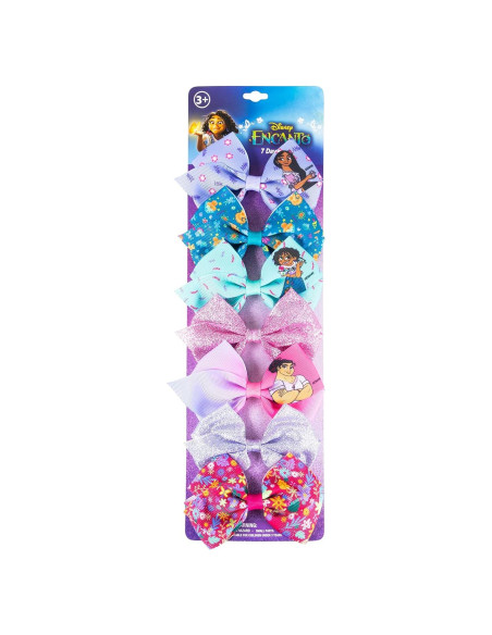 Paquete de Clips de Moño Disney Encanto - 7 Piezas 10 cm Paquete de Clips de Moño Disney Encanto - 7 Piezas 10 cm