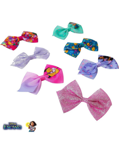 Paquete de Clips de Moño Disney Encanto - 7 Piezas 10 cm
