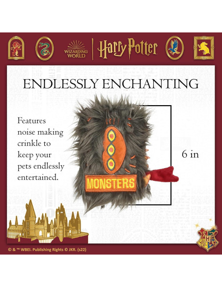 Juguete para Perros Harry Potter Libro Monstruo Crinkle Juguete para Perros Harry Potter Libro Monstruo Crinkle