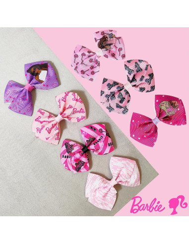 Lazos para Niñas Luv Her Barbie - Set 7 Piezas 10 cm