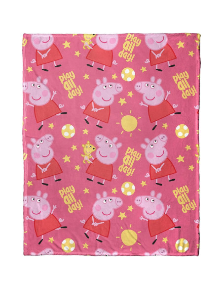 Conjunto Almohada Abrazo Peppa Pig y Manta Seda 101x127cm Conjunto Almohada Abrazo Peppa Pig y Manta Seda 101x127cm