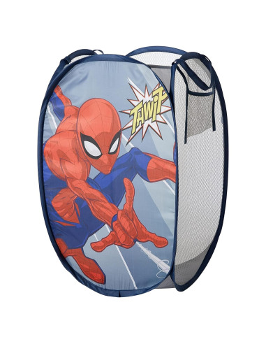 Cesto Plegable Idea Nuova Spiderman 21.5L Asas Resistentes