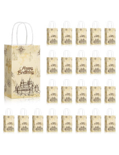 Bolsas de Papel de Regalo Mágico Treela 24 Pcs Halloween