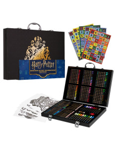 Juego de lápices de colores Harry Potter 130 piezas Estuche