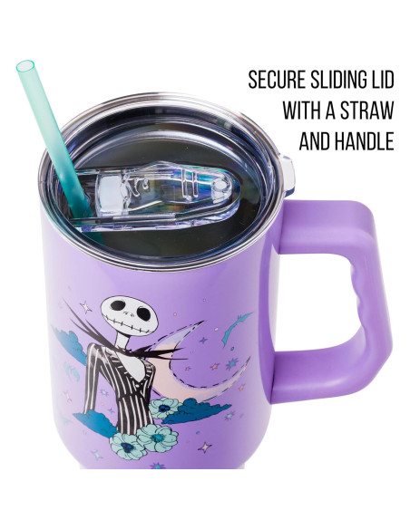 Vaso Acero Inoxidable Silver Buffalo Jack Skellington 1.18L Vaso Acero Inoxidable Silver Buffalo Jack Skellington 1.18L