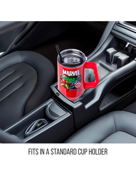Vaso Acero Inoxidable Silver Buffalo Avengers 1.18L con Asa Vaso Acero Inoxidable Silver Buffalo Avengers 1.18L con Asa