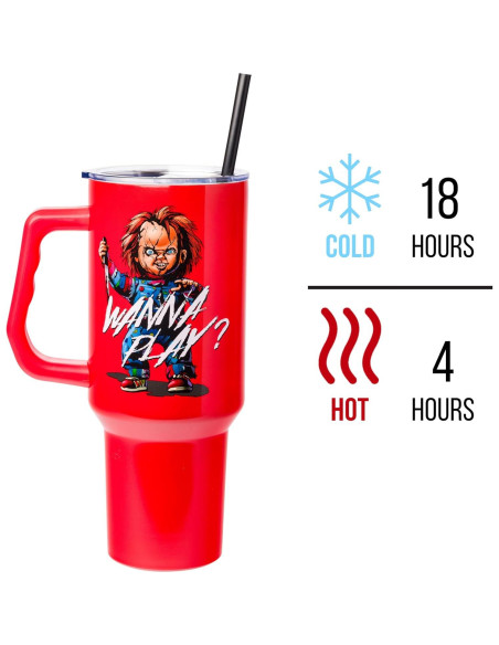 Vaso Acero Inoxidable Silver Buffalo Chucky 1.18L con Asa Vaso Acero Inoxidable Silver Buffalo Chucky 1.18L con Asa