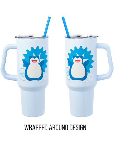 Vaso Acero Inoxidable Silver Buffalo Snorlax 1,18L con Asa