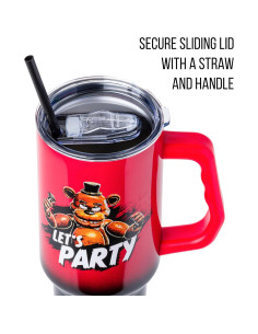 Vaso Acero Inoxidable 1,18L Freddy Fazbear Silver Buffalo 2