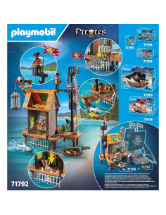 Puerto Pirata Playmobil 71792 con tiburón y accesorios 2