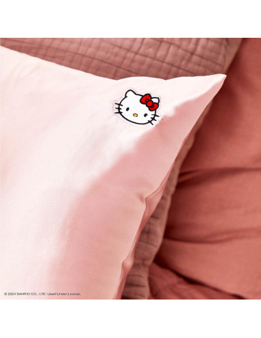 Funda de Almohada Kitsch Hello Kitty Rosa King Satén