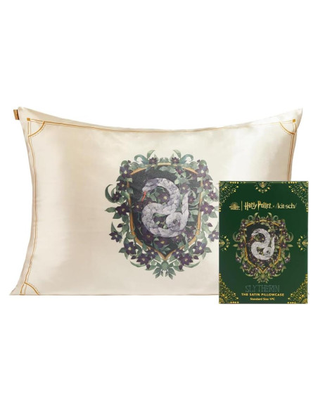 Funda de Almohada Kitsch Harry Potter Slytherin Doble Cara Funda de Almohada Kitsch Harry Potter Slytherin Doble Cara
