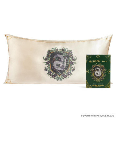 Funda de Almohada Kitsch Harry Potter Slytherin Satén King