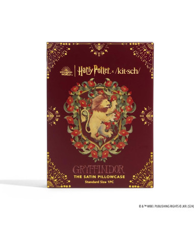 Funda de Sábana Satén Kitsch Harry Potter Gryffindor 66x48cm