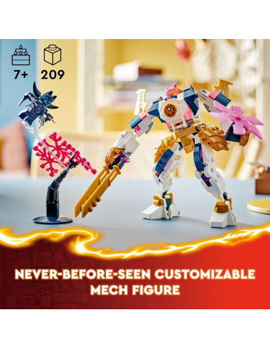LEGO NINJAGO Mech Elemental de Sora 209 Piezas Ninja