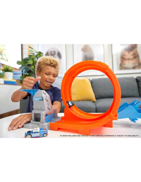 Pista de Autos Hot Wheels Loop Stunt Champion con Lanzador Pista de Autos Hot Wheels Loop Stunt Champion con Lanzador