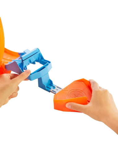 Pista de Autos Hot Wheels Loop Stunt Champion con Lanzador