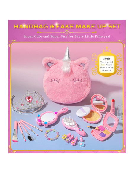 Kit de Maquillaje para Niñas BIBUTY 29 Piezas con Accesorios Kit de Maquillaje para Niñas BIBUTY 29 Piezas con Accesorios