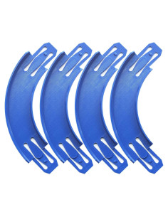 Conectores de Pista Hot Wheels 90 Grados 4 Paquetes