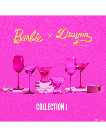 Copas de Vino Dragon Glassware Barbie - Juego de 2 - Rosa Copas de Vino Dragon Glassware Barbie - Juego de 2 - Rosa
