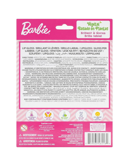 Set de Brillo Labial Townley Girl Barbie 7 Piezas 6,23 ml Set de Brillo Labial Townley Girl Barbie 7 Piezas 6,23 ml