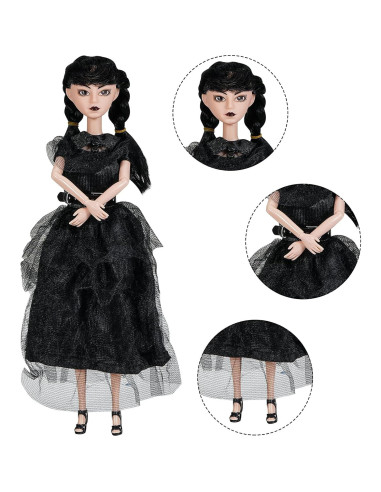 Muñecas de moda DBYWIUB 29 cm con accesorios de Halloween