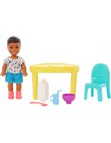 Muñeca Barbie Skipper Niñeras Inc. con Accesorios Temáticos
