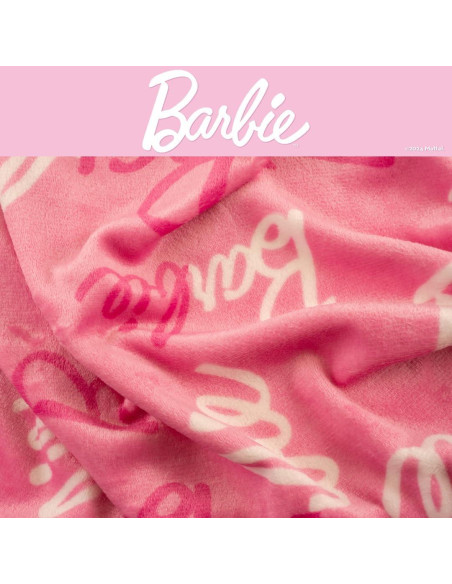 Throw de Seda Barbie Franco 101,6x127 cm Suave y Colorido Throw de Seda Barbie Franco 101,6x127 cm Suave y Colorido