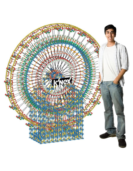 K'NEX Rueda de la Fortuna 182 cm Set de Construcción 8551 Piezas K'NEX Rueda de la Fortuna 182 cm Set de Construcción 8551 Piezas
