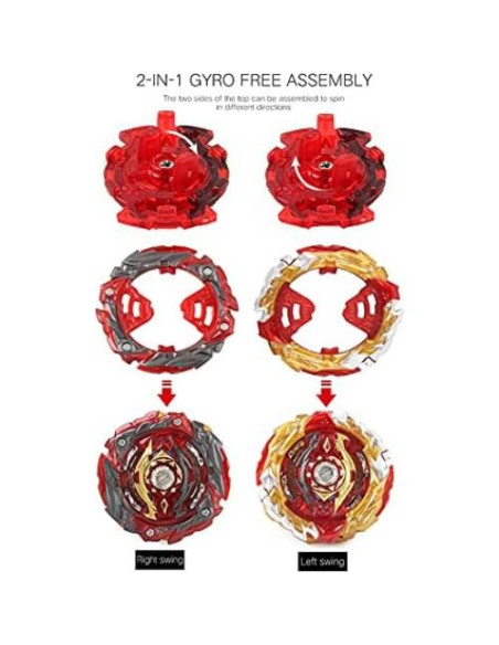 Conjunto Juguetes Bey Burst SANMI 12 Trompos y Estadio Conjunto Juguetes Bey Burst SANMI 12 Trompos y Estadio