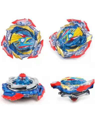Conjunto Juguetes Bey Burst SANMI 12 Trompos y Estadio