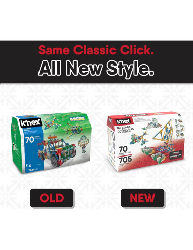 K'NEX Set de Construcción 70 Modelos 705 Piezas STEM 7+