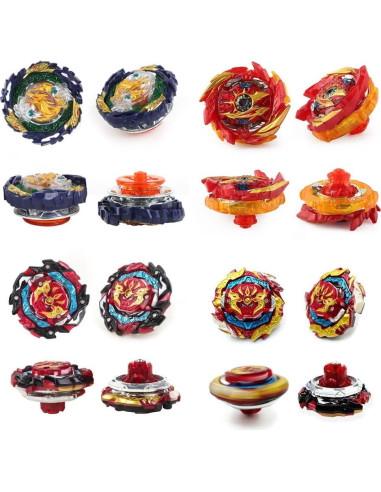 Conjunto Juguetes Bey Battle Burst SANMI 10 Trompos 2 Lanzadores