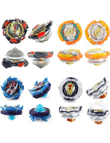 Conjunto Juguetes Bey Battle Burst SANMI 10 Trompos 2 Lanzadores