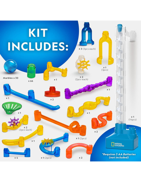 Kit Laberinto Canicas National Geographic 150 Piezas Kit Laberinto Canicas National Geographic 150 Piezas